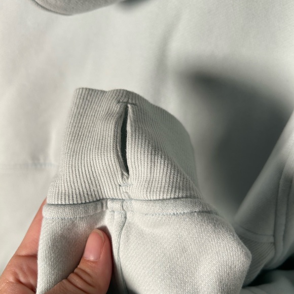 lululemon athletica Scuba Oversized Full Zip Light Blue Zip-Up Hoodie XL/XXL - Picture 8 of 8